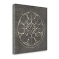 thumbnail image 2 of Tangletown Fine Art 'Rosette III Gray' by Wild Apple Portfolio Graphic Art on Wrapped Canvas, 2 of 2