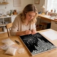 thumbnail image 4 of DIY Diamond Painting Kit for Adults | Complete Craft Set with Plastic Frame | 5D Rhinestone Art for Home Decor and Wall Art | 15.75 x 11.81 Inch Canvas for Relaxation and Gift Giving, 4 of 6