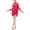 Hot Pink, variant on Kids Girls Latin Salsa Tango Rumba Ballroom Costume Halter Sleeveless Tassels Leotard Dress Red 160