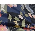 thumbnail image 5 of oneOone Rayon Blue Fabric Florals Craft Projects Decor Fabric Printed By The Yard 56 Inch Wide, 5 of 8