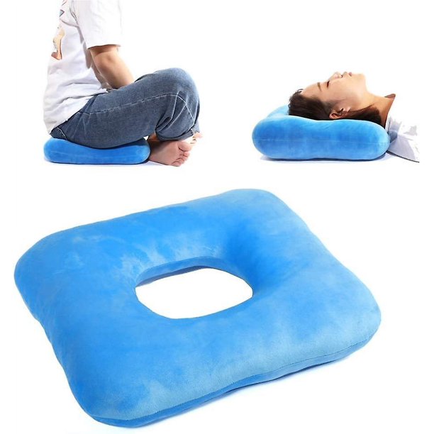 Donut Almohada TANGJMXG para aliviar el dolor de coxis 35 x 35 cm