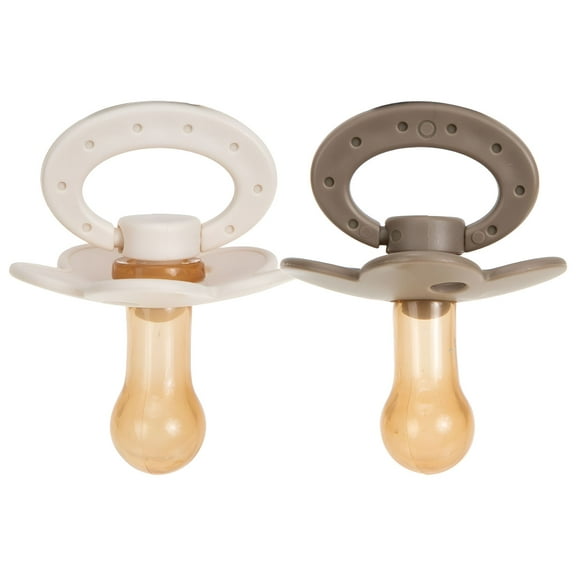 ACDANC 2pcs Bib Pacifier Flower Shape Newborn Pacifier Infant Baby Toddler Bib