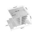 thumbnail image 2 of Unique Bargains Aluminum Heat Sink SSR Dissipation for Single Phase Solid State Relay 10A-40A, 2 of 3