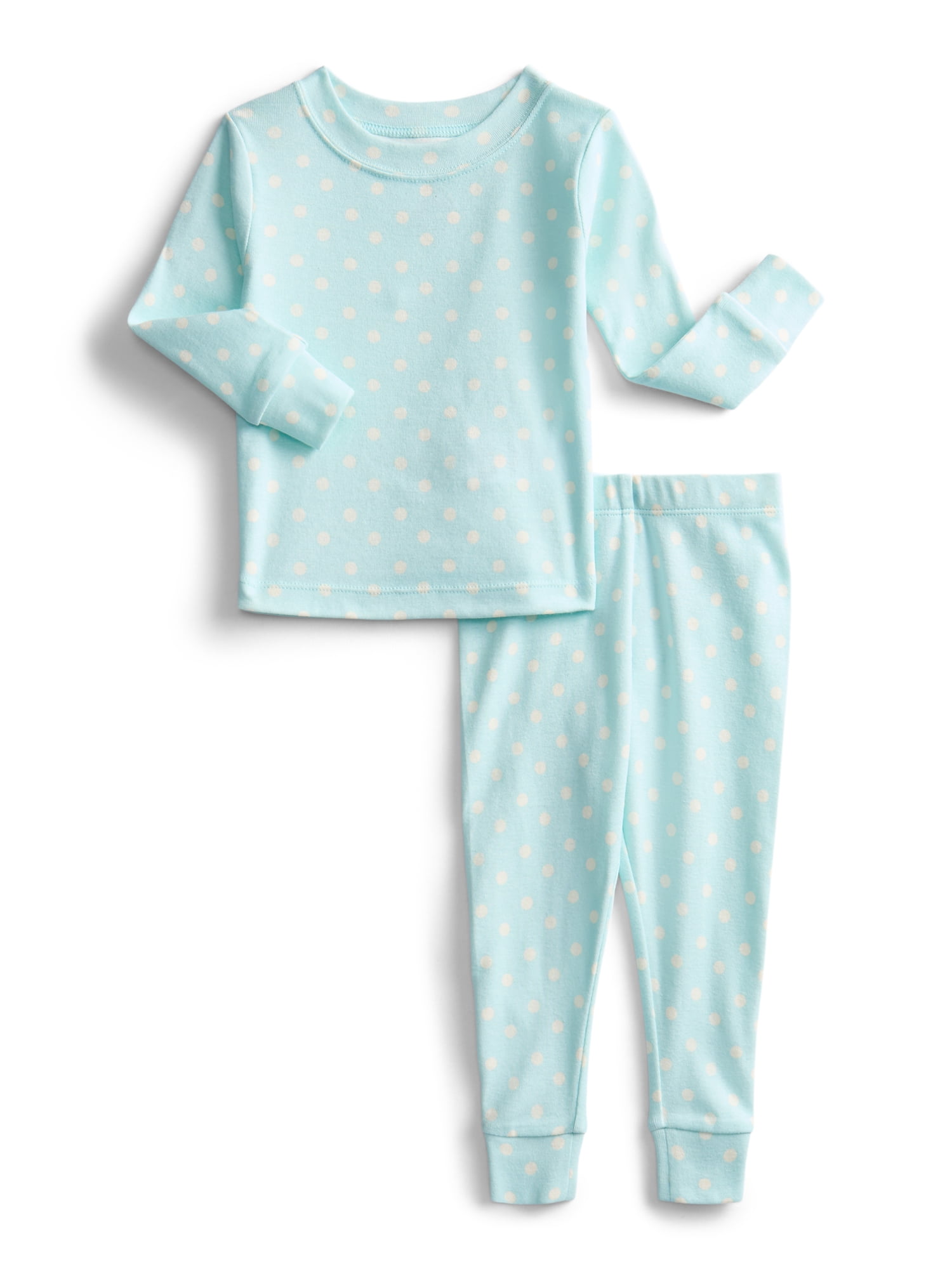 Wonder Nation Toddler Boys or Girls Cotton Long Sleeve Top and Pants Pajama Set, 6-Piece, Sizes 12M-5T