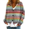 thumbnail image 1 of Ladies' New Christmas Abstract Printed Casual Cloak Jacket Cardigan, 1 of 4