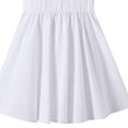 thumbnail image 5 of POIUYTR Girls Summer Midi Dress Casual Crewneck Ruffle Cap Sleeve Pleated Dresses Kids High Waist Outfits, 5 of 6
