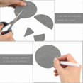 thumbnail image 3 of 100 Pack Round Self-Adhesive Cork Mats for Coasters and Backing Sheets, 3 of 5