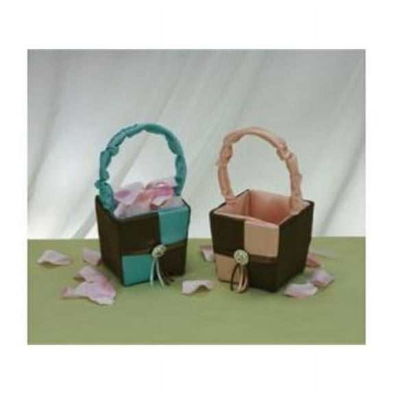 Ivy Lane Design 10-7060/BLU CRYSTAL BROOCH FLOWER BASKET- BLUE