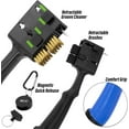 thumbnail image 2 of Golf-EZ Magnetic  Golf Club Cleaning Brush Set with Quick Release (2 Pack), Retractable, Oversized Brush Head, 2 of 5