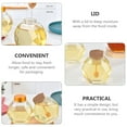thumbnail image 3 of 2 Pcs Pots à Miel en Verre Bocaux de Rangement Pratiques Récipient Alimentaire Transparent, 3 of 9