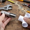 thumbnail image 5 of NEIKO 00930A NPT Pipe Tap Set, 5-Piece, Copper, Brass and PVC Pipe Threader 1/8"-27, 1/4"-18, 3/8"-18, 1/2"-14, 3/4"-14 NPT Pipe Threading Tool Taper Taps, Plumbing Rethreading, Thread Tapping, 5 of 6