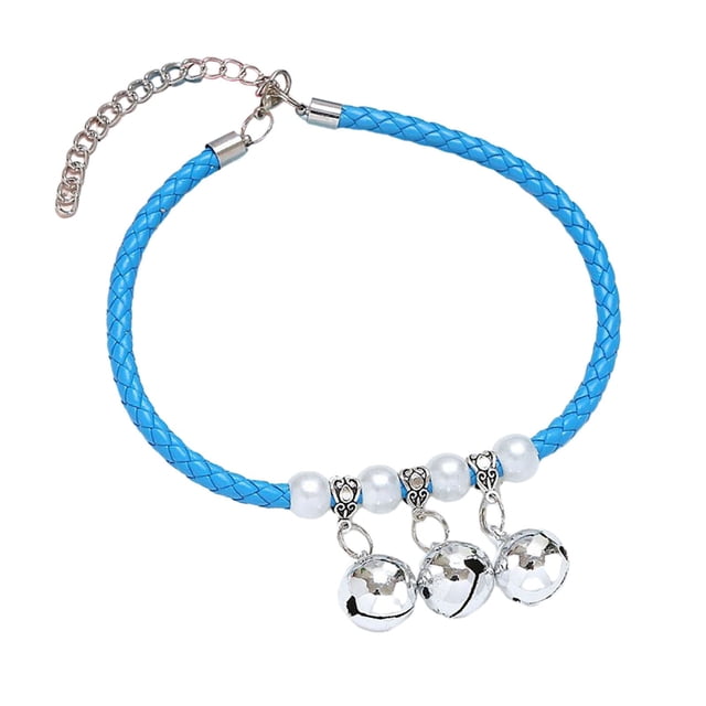 CSChome Pet Collar With Removable Bell Pet Collar - Exquisite Neck Circle, Adjustable Cats Dogs Necklace with Removable Bell Pendant