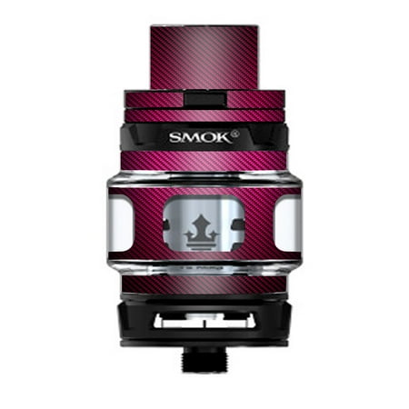 - Skin Decal Vinyl Wrap for Smok TFV12 Prince Tank Vape Kit skins stickers cover/ purple,black carbon fiber graphite
