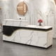 thumbnail image 1 of Pulpit Restaurant Tables Bar Counter Lectern Cashier Podium Stand Small White Desk Receptionist Pulpitos Bureau Shop Furniture My Lux Decor Round, 1 of 19