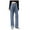 Dark Blue, variant on Jeans Women Wide Leg Jeans Casual Pants Hight Waist Distressed Straight Vintage Trouser Loose Boyfriends Jeans Denim Pants Blue,8