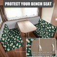 thumbnail image 3 of Pzuqiu Daisy Ladybug Print 2Pcs Rv Sofa Seat Slipcovers Comfortable Camper Cushion Slipcover Wear-Resistan Backrest and Seat Covers for Rv Camper Car Bench, 3 of 6