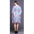 thumbnail image 3 of Bimba Kaftan Court Teinture sur Nœuds pour Femmes, Tenue de Plage, Couvre-Maillot de Bikini, Robe Midi - TG-3X, 3 of 5