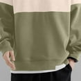 thumbnail image 4 of Goodtrade8 Long Sleeve Mens Tops Long Sleeve Color Block Casual Crew Neck Men's Sweatshirts, 4 of 6