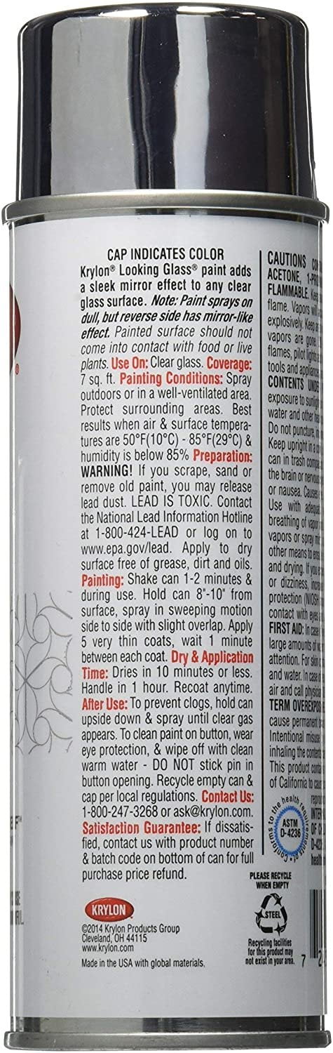 Krylon® 6 oz. Looking Glass Aerosol Spray - Reflective Mirror-Like Paint (Pkg/4)