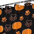 thumbnail image 3 of Halloween Pumpkin Paw Pattern Shower Curtain 72"x84" ,Bathroom Decorative Shower Curtains Set with 12 Hooks,Modern Waterproof Washable Shower Curtain, 3 of 6