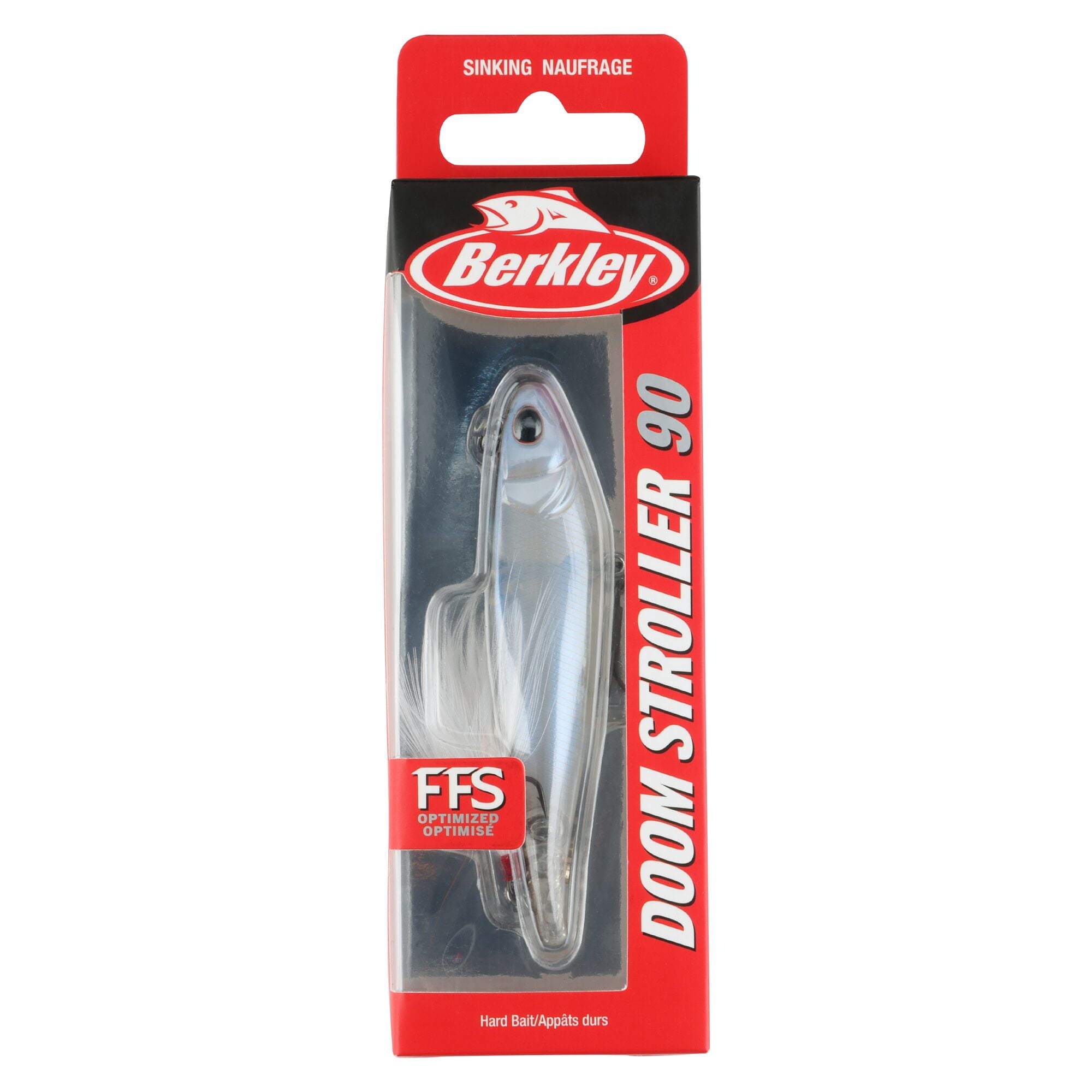 Berkley Doom Stroller Fishing Lure, 3.5 in, Vapor Herring (1-count)