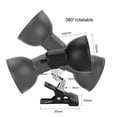 thumbnail image 2 of 25W Reptile Heat Lamp Tortoise Heat Lamp Basking Lamp Adjustable with Clip for Reptiles Lizard Turtle Aquarium Bulb Included, 2 of 6