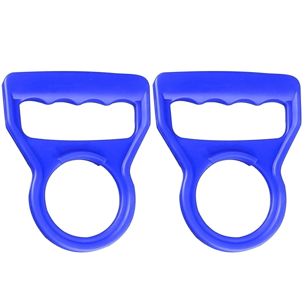 BRIGHTFUFU Extractor portátil de cubo de agua, mango que ahorra trabajo para transportar agua pura Mineral, 2 uds., azul