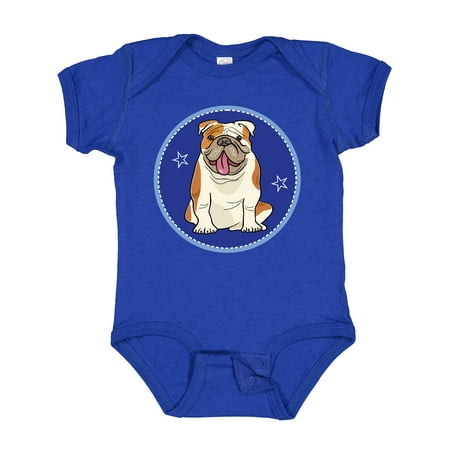 

Inktastic Bulldog Dog Funny Puppy Gift Baby Boy or Baby Girl Bodysuit