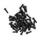 thumbnail image 1 of M3 Black Hex Socket Cap Head Screw Bolt Set (M3*12mm,Fully Threaded,50pcs), 1 of 5