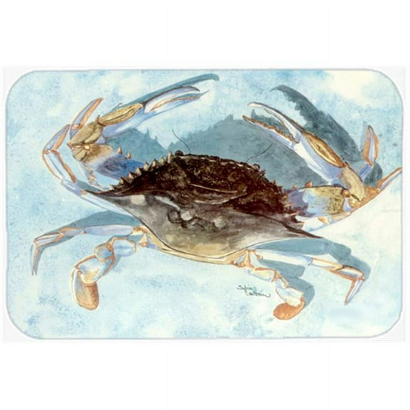 15 X 12 In. Blue Crab Glass Cutting Board Large Size