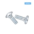 thumbnail image 3 of 1/4-20x3/4" Carriage Bolt, 8pack Round Head Square Neck Screws, Carbon Steel Zinc Plated, Fully Threaded, 3 of 6