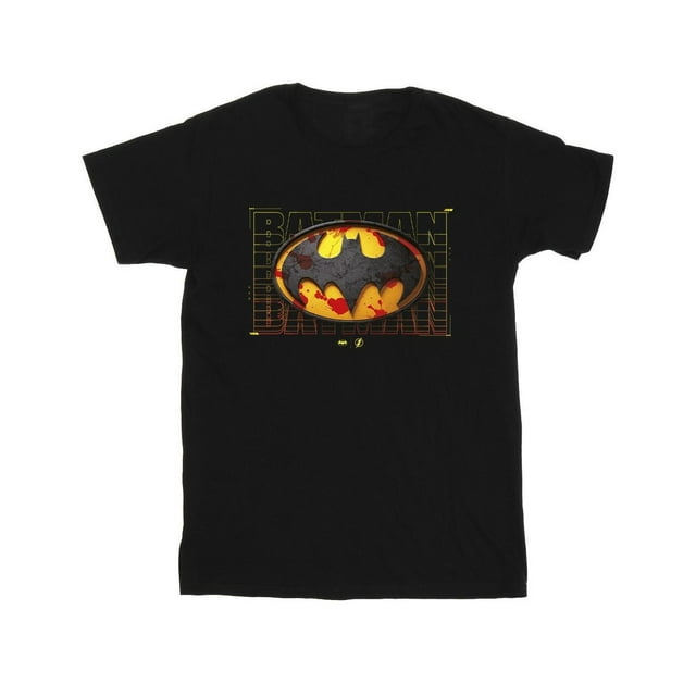 DC Comics Garçon The Flash Batman T-Shirt Éclaboussures Rouges