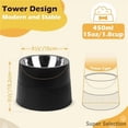 thumbnail image 2 of Comedero Elevado Ajustable Para Perros Y Gatos Pequeños - Soporte Con 2 Tazones De Acero Inoxidable, Diseño Ergonómico Antideslizante Para Mejorar La Digestión, 2 of 6