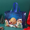 thumbnail image 4 of ZCSKFIN Large Reusable Non-Woven Christmas Bags with Handles, Holiday Decorative Bags for Grocery Shopping and Festive Gift Giving, Durable and Eco-Friendly Seasonal Tote for Errands and Presents, 4 of 9