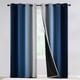 thumbnail image 1 of 2 cortinas Yakamok 100% opacas, 240 x 240 cm, con ojales, color azul, 1 of 7