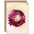 thumbnail image 1 of Painting Small World Abstract Skyline Istanbul Turkey Greetings Card Plus Envelope Blank inside, 1 of 3