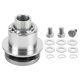 thumbnail image 2 of Adaptador Cubo Liberación Rápida para Volante 360 ​​grados Aleación Aluminio Adaptador Liberación Rápida para Volante Carreras IMCA 3 Orificios (Plata), 2 of 9