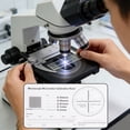 thumbnail image 2 of Clear Film Calibration Tool for Microscopes 0.1mm Calibration Ruler Slide for Student and Professional Use, 2 of 8