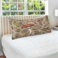 thumbnail image 4 of Coolnut Mushroom Brown Plush Pillowcase, Luxury Soft King Pillow Case for Hair and Skin, Standard Size Pillow Covers with Zipper Closure, 20x26in Home Decor Gifts, 4 of 7