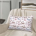 thumbnail image 5 of Rateoe Cute Dog Pattern Pillow Covers with Invisible Zipper(Pillows are not Included) Standard Pillowcases-16"x24", 5 of 6