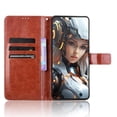 thumbnail image 4 of Funda tipo libro para Xiaomi Redmi Note 14 4G , cartera todo‑en‑uno, funda multifuncional con tarjetero y correa de muñeca desmontable, 4 of 5