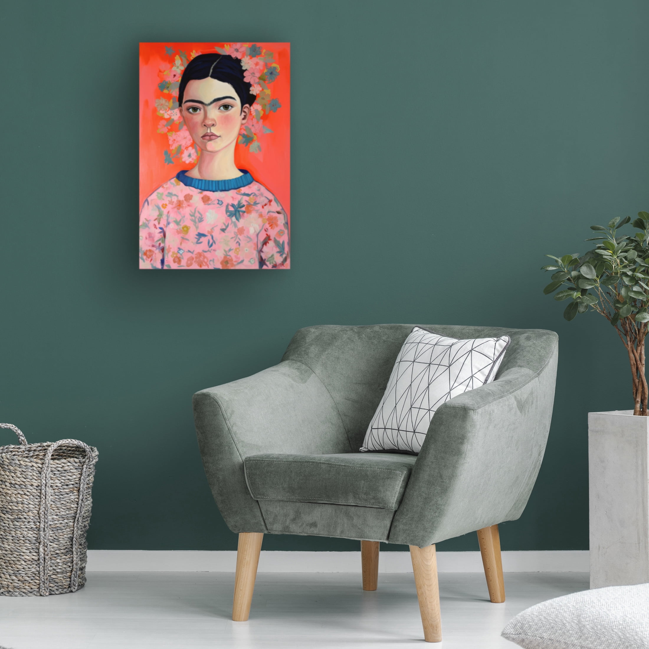 Trademark Fine Art Treechild  Young Frida Canvas Wall Art
