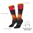 thumbnail image 5 of Bingfone Compression Socks for Women and Men Long Socks for Running Athletic Cycling Nurse-Watercolor Glasses Guinea Pig, 5 of 8