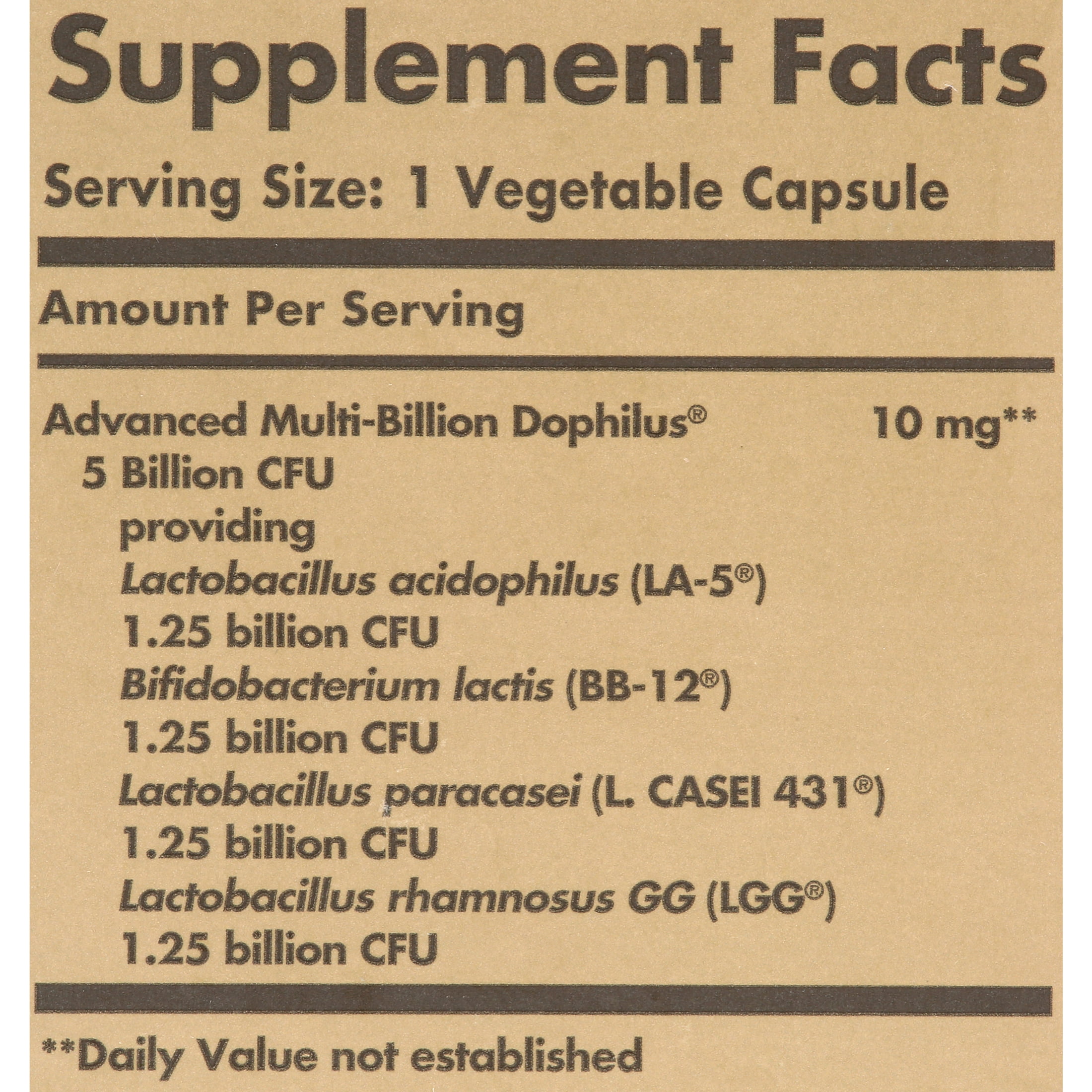 Solgar Advanced Multi-Billion Dophilus Probiotics, Digestive