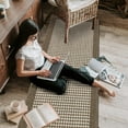 thumbnail image 6 of Findosom 2'x10' Hallway Runner Rug Non Slip Entryway Mat with Rubber Backing,Heavy-duty Durable Entryway Floor Mat Machine Washable Doormat,Laundry Runner Rug for Garage Kitchen,Brown, 6 of 8
