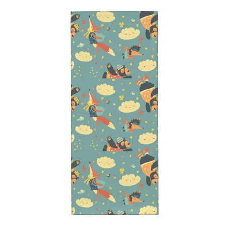 

Home Towels Cartoon Animals Fox And Bear Absorbent Hanging Hand Towel Small Bath Towel Decorative Kitchen Dish Guest Towel For Spa Gym Hote 12x27.5in