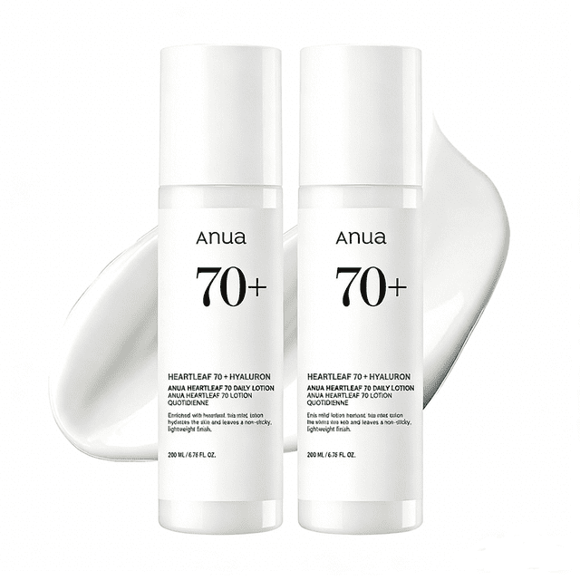 Anua Heartleaf Daily Lotion, Face Moisturizer with Hyaluronic Acid for Sensitive Skin