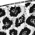 thumbnail image 3 of Black Leopard Pattern Shower Curtain 36"x72" ,Bathroom Decorative Shower Curtains Set with 12 Hooks,Modern Waterproof Washable Shower Curtain, 3 of 6