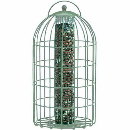 The Nuttery Original Large Squirrel Resistant Peanut/Sunflower Seed Bird Feeder, Ocean