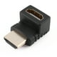 thumbnail image 1 of Adaptador de cable HDMI macho a HDMI hembra, convertidor y extensor, ángulo de 270 grados., 1 of 13